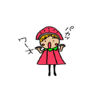 Apple and Strawberry girls（個別スタンプ：12）