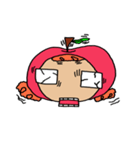 Apple and Strawberry girls（個別スタンプ：16）