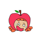 Apple and Strawberry girls（個別スタンプ：25）