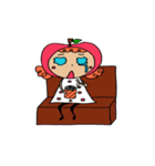 Apple and Strawberry girls（個別スタンプ：27）