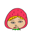 Apple and Strawberry girls（個別スタンプ：28）