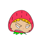 Apple and Strawberry girls（個別スタンプ：30）