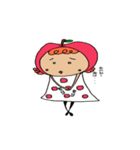 Apple and Strawberry girls（個別スタンプ：31）
