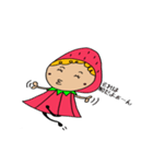 Apple and Strawberry girls（個別スタンプ：33）