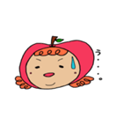 Apple and Strawberry girls（個別スタンプ：35）