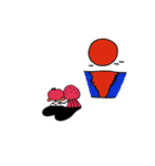 Apple and Strawberry girls（個別スタンプ：39）