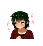 内気な男の子（個別スタンプ：3）