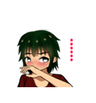 内気な男の子（個別スタンプ：10）