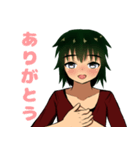 内気な男の子（個別スタンプ：12）