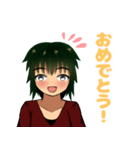 内気な男の子（個別スタンプ：33）
