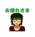 内気な男の子（個別スタンプ：40）
