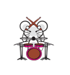 Khow Pong,Cute White Mouse.（個別スタンプ：26）
