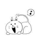 あいた口が塞がらない猫（個別スタンプ：22）