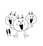 あいた口が塞がらない猫（個別スタンプ：23）