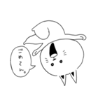 あいた口が塞がらない猫（個別スタンプ：24）