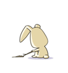 面長ウサギのコタロー（個別スタンプ：21）