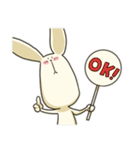 面長ウサギのコタロー（個別スタンプ：34）