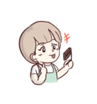 Chupo the little girl（個別スタンプ：12）