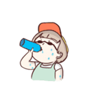 Chupo the little girl（個別スタンプ：33）