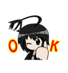 魚っ娘（さかなっこ）～深海魚編～（個別スタンプ：3）
