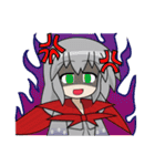 魚っ娘（さかなっこ）～深海魚編～（個別スタンプ：8）
