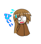 魚っ娘（さかなっこ）～深海魚編～（個別スタンプ：16）