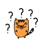 girl with cat（個別スタンプ：38）