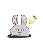 ミニウサさんとミニネコさん（個別スタンプ：16）