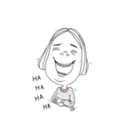 OCD girl（個別スタンプ：8）