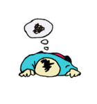 He has been dubbed "Mop of hair."（個別スタンプ：24）