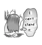 Miss Depressive T. Silent Illness (Eng)（個別スタンプ：32）