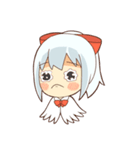 white crane girl（個別スタンプ：10）