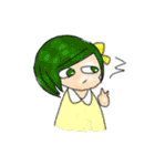女の子と変な生き物たち（個別スタンプ：23）