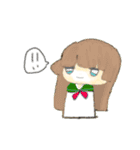 女の子と変な生き物たち（個別スタンプ：30）