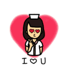 Nurse Police Firefighting（個別スタンプ：4）