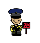 Nurse Police Firefighting（個別スタンプ：5）