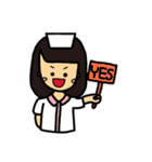 Nurse Police Firefighting（個別スタンプ：6）