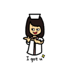 Nurse Police Firefighting（個別スタンプ：12）