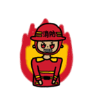 Nurse Police Firefighting（個別スタンプ：21）
