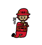 Nurse Police Firefighting（個別スタンプ：26）