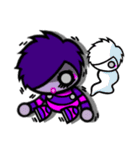 Purple Joker robot 3（個別スタンプ：24）