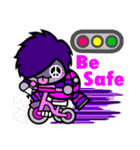 Purple Joker robot 3（個別スタンプ：27）