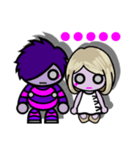Purple Joker robot 3（個別スタンプ：32）