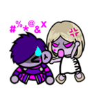 Purple Joker robot 3（個別スタンプ：34）