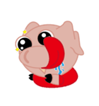 Just a Lazy PIG（個別スタンプ：14）