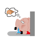 Just a Lazy PIG（個別スタンプ：35）