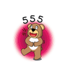 Prince Bear And Princess Pig.（個別スタンプ：8）