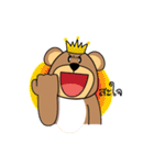 Prince Bear And Princess Pig.（個別スタンプ：28）