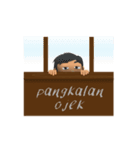 Abang Ojek（個別スタンプ：18）