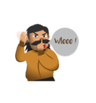 Abang Ojek（個別スタンプ：34）